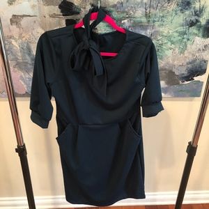 Dark Teal Midi Dress